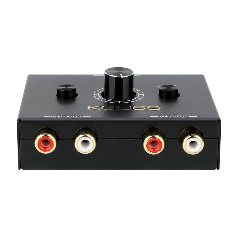 KGUSS 2-in-1-out audio switch lossless 3.5mm sound source conversion switch splitter 2-in-1-out sound quick cut --1