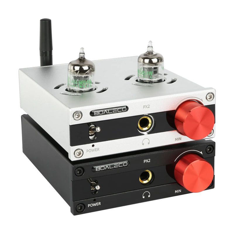 BOALECO PX2 tube headphone amplifier GE5654W Tube HIFI QCC3031 Bluetooth 5.0 APTX HD high-thrust headphone amplifier