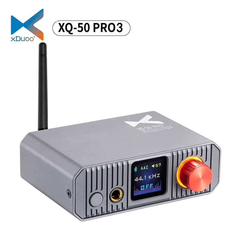 XDUOO XQ-50 PRO3 Bluetooth Audio Receiver Converter Headphone amplifier QCC5125 Coaxial optical output